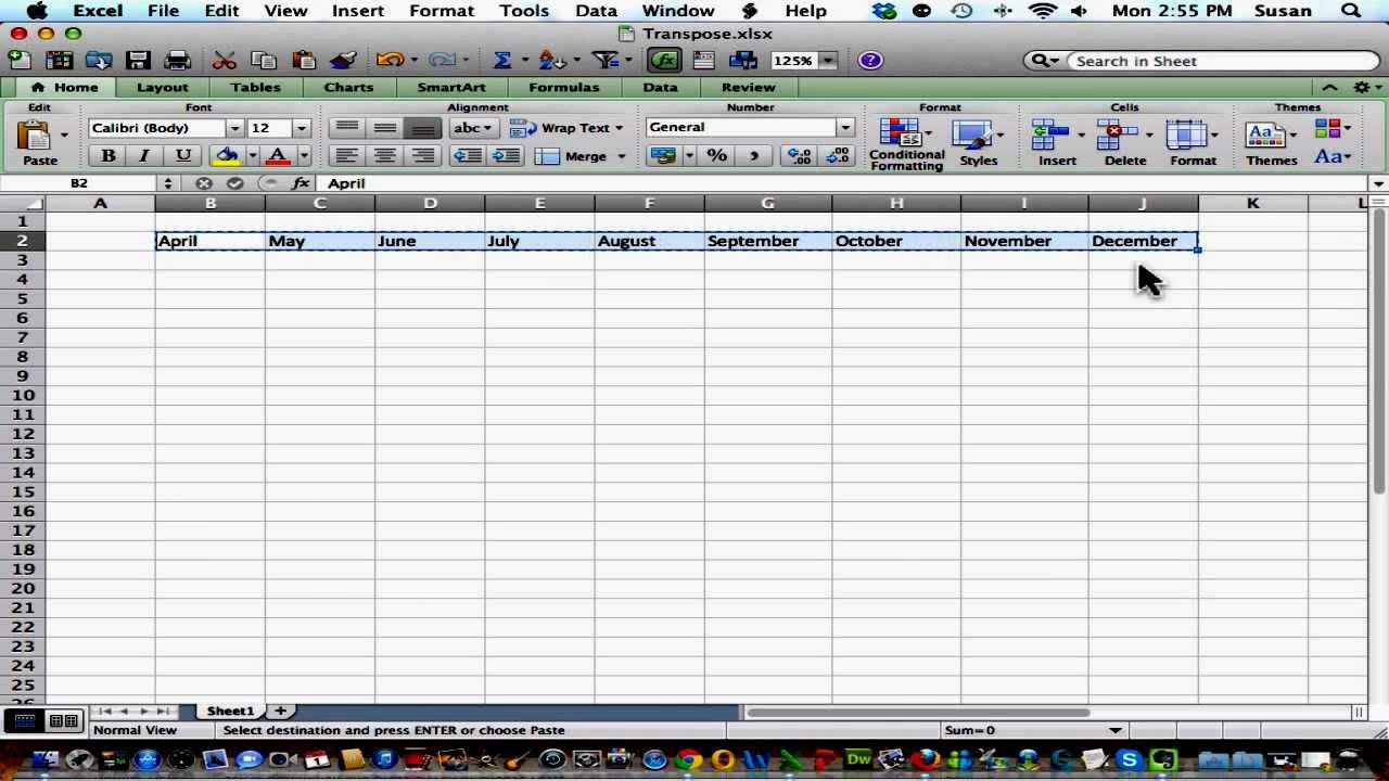 hwo to lock rows on excel for mac